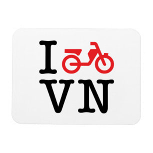 I Motorbike Vietnam Magnet