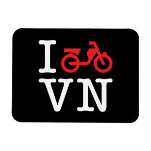 I Motorbike Vietnam Magnet