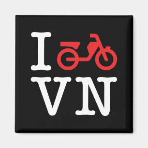 I Motorbike Vietnam Magnet