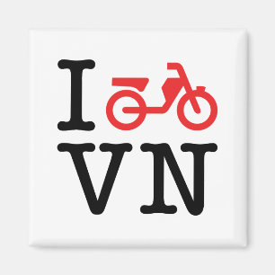 I Motorbike Vietnam Magnet