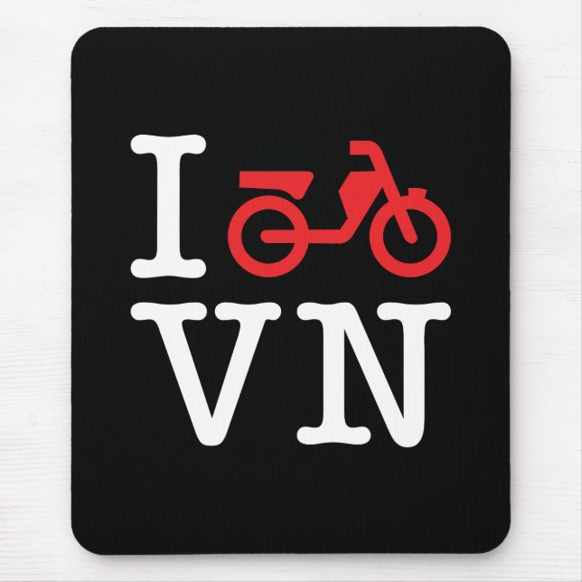 I Motorbike Vietnam Mouse Pad (Front)