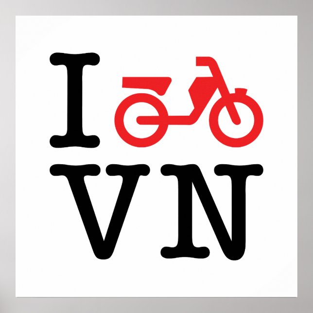 I Motorbike Vietnam Poster (Front)