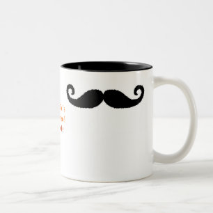 I moustache Two-Tone coffee mug