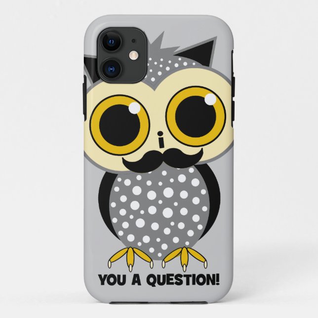 I moustache you a question Case-Mate iPhone case (Back)