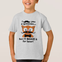 I Moustache You a Question Funny Pun T-Shirt