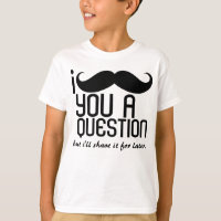 I Moustache You a Question Kids T-Shirt