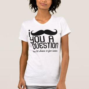 I Moustache You a Question Ladies Tank Top