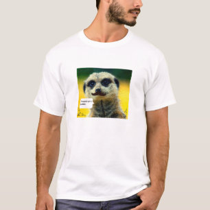 I Moustache You a Question Meerkat Tshirt Mens