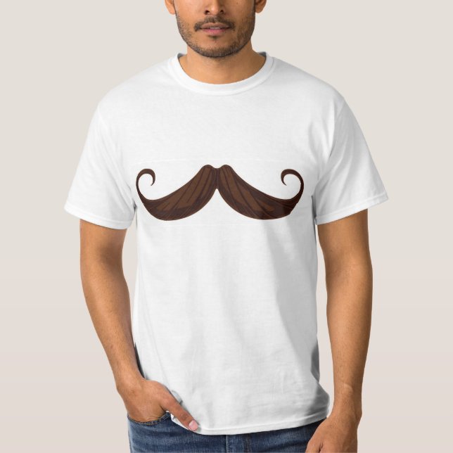 I Moustache You A Question! T-Shirt (Front)