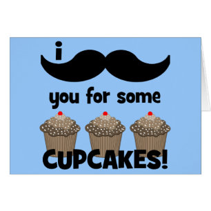 I moustache you for some cupcakes