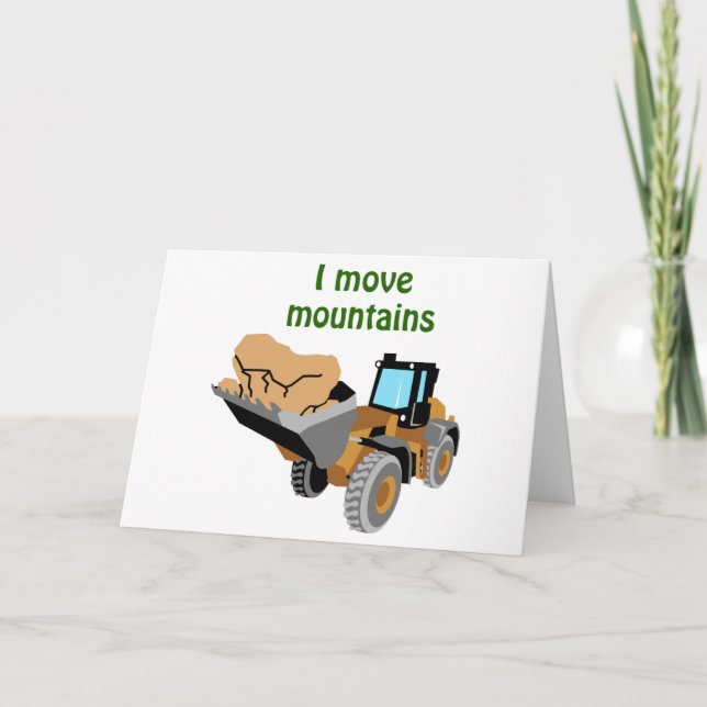 I Move Mountains Card (Front)