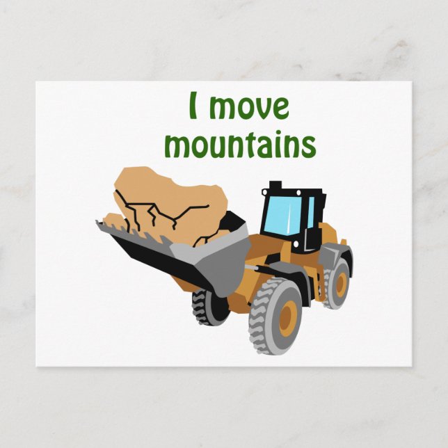 I Move Mountains Postcard (Front)