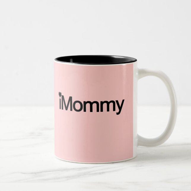 I Mummy, Cute Mothers Day Gifts Two-Tone Coffee Mug (Right)