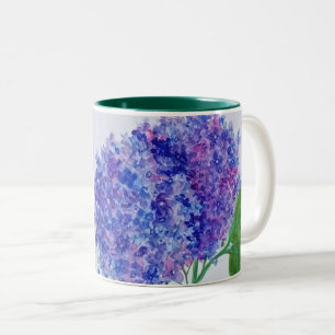 I Must Have Flowers, Coffee, Tea Two-Tone Coffee Mug