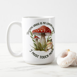 I must touch moss coffee mug