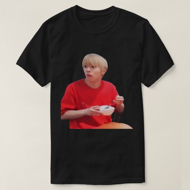 I.N Stray Kids Meme Sticker1 T-Shirt (Design Front)