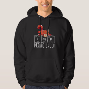I Nap Periodically  Forest Animal Sleepy Red Panda Hoodie