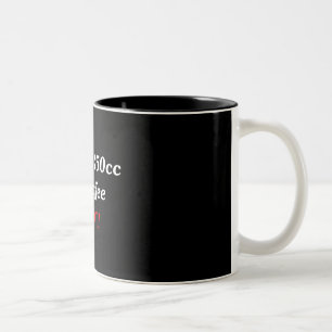 I Need 250cc Of Coffee STAT! Two-Tone Coffee Mug