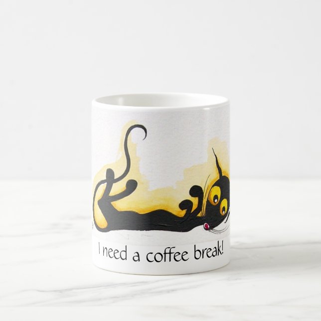 I need a coffee break! mug (Center)