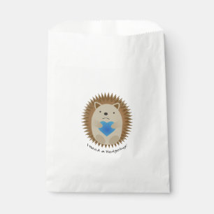 I Need a Hedgehug Hedgehog Favour Bag