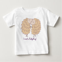 I need a hedgehug, t-shirt by idyl-wyld