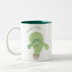 I need a hug... Mugs! Two-Tone Coffee Mug