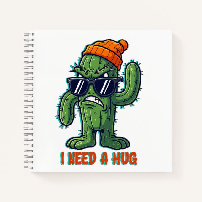 I need a hug notebook (Front)