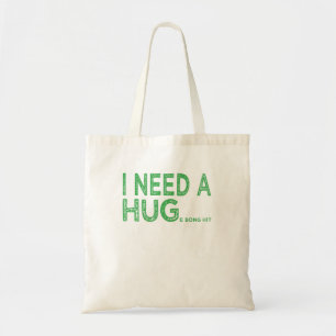 I Need A Huge Bong Hit Funny Weed Joke Tote Bag