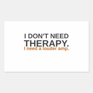 I Need A Louder Amp Funny Sticker
