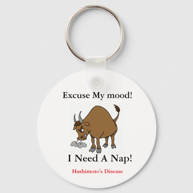I need a nap keychain (Front)