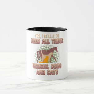 I Need All These Cats Best Cat Dad Mum Animal Mug