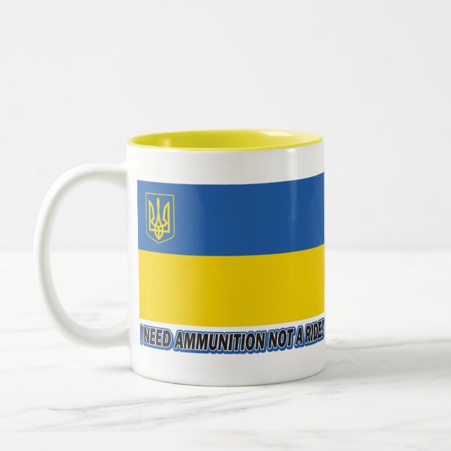 I-need-Ammo Two-Tone Coffee Mug (Left)
