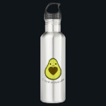 I Need an Avocuddle Cute Kawaii Avocado 710 Ml Water Bottle<br><div class="desc">I need an avocuddle. Cute kawaii avocado and a funny avocado pun.</div>