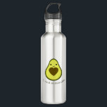 I Need an Avocuddle Cute Kawaii Avocado 710 Ml Water Bottle<br><div class="desc">I need an avocuddle. Cute kawaii avocado and a funny avocado pun.</div>