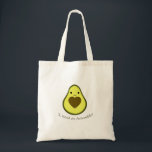 I Need an Avocuddle Cute Kawaii Avocado Tote Bag<br><div class="desc">I need an avocado. Cute kawaii avocado and a funny avocado pun.</div>