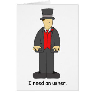 I Need an Usher Cartoon Usher