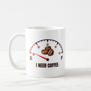 I Need Coffee Coffee Mug