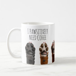 I Need Coffee Dog Mug