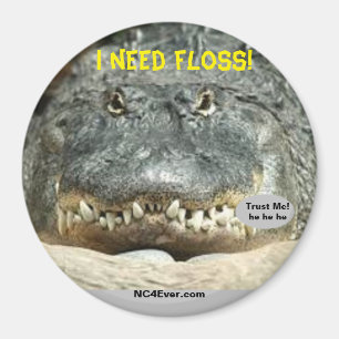 I need floss! fun magnet