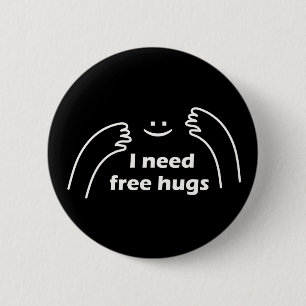 I need free hugs baby T-Shirt 6 Cm Round Badge