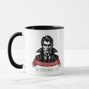 I Need Fresh Blood Vampire Halloween Mug