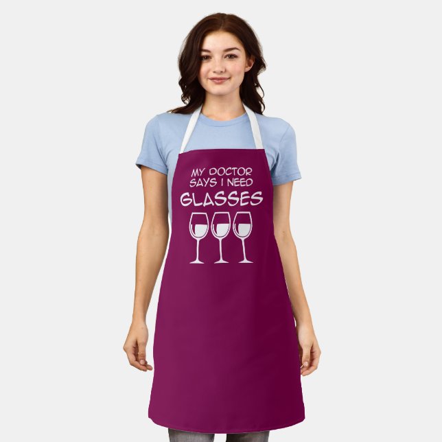 I need glasses apron (Worn)