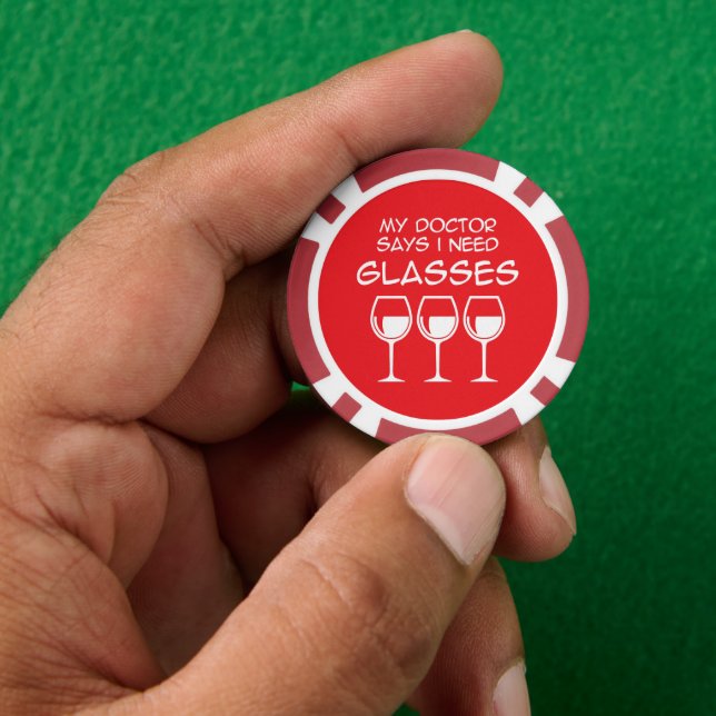I need glasses poker chips (Hand)