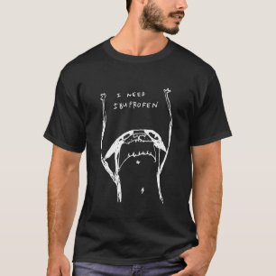 I Need Ibuprofen Funny Cat Meme T-Shirt