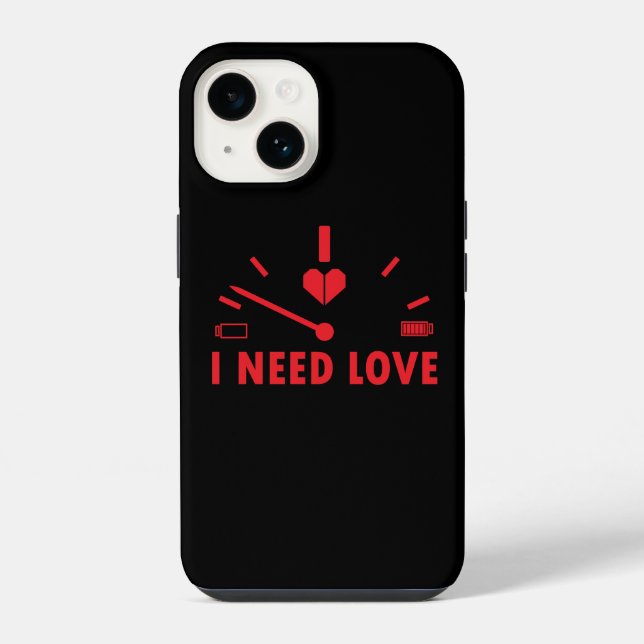 I need love speedometer iPhone case (Back)