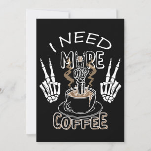 I need more coffee gifts for halloween thank you card