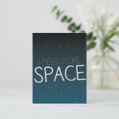 I need more space postcard (Standing Front)