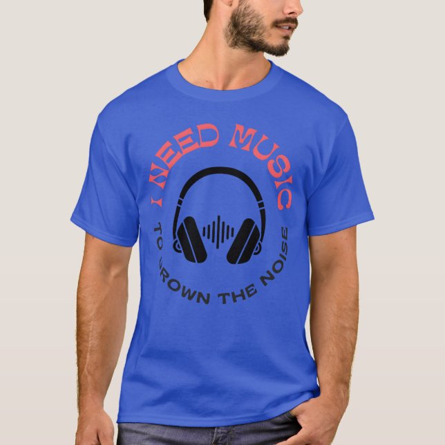 I NEED music boy T-Shirt (Front)