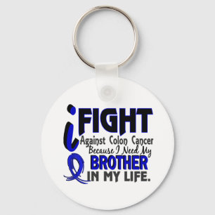 I Need My Brother Colon Cancer Key Ring