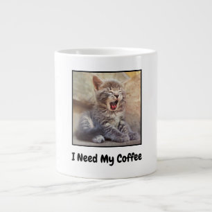 I Need My Coffee: Jumbo Mug